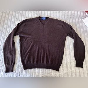 Ralph Lauren Brown Cashmere Sweater